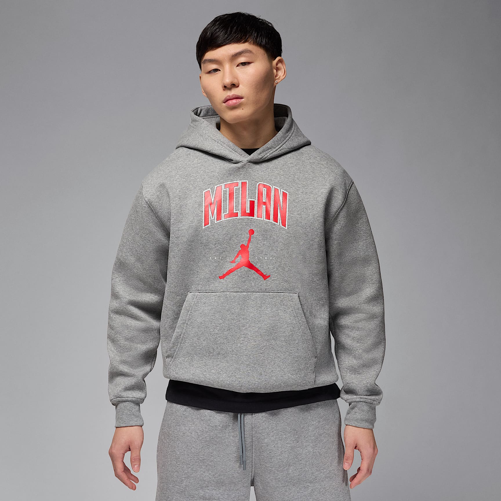 Jordan Men's Milan Fleece Pullover Hoodie. Nike LU